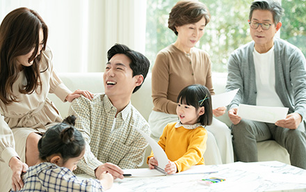 家族の多い方